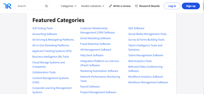  TrustRadius for Vendors is Best Technology Review Platforms In 2024
